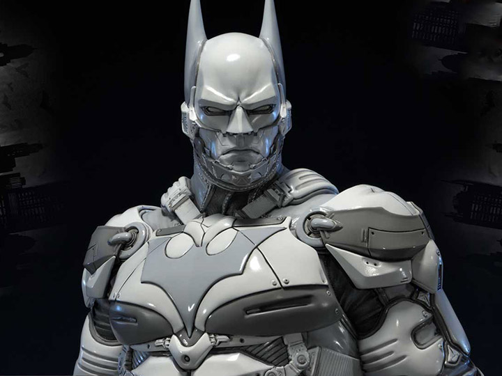 Batman: Arkham Knight Museum Masterline Batman Beyond (White Ver.) Statue Gallery Image 1