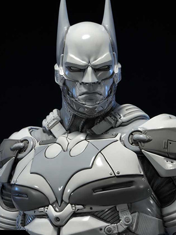 Batman: Arkham Knight Museum Masterline Batman Beyond (White Ver.) Statue Gallery Image 2