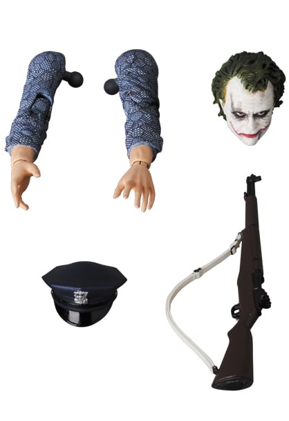 The Dark Knight MAFEX No.062 The Joker (Cop Ver.) Action Figure Gallery Image 10