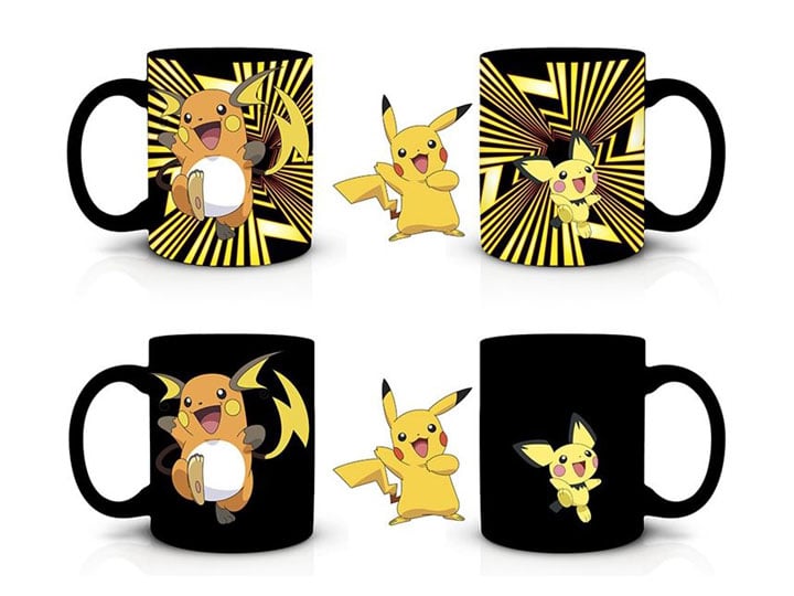 Pokemon Pikachu Evolution Heat Change Mug Gallery Image 1