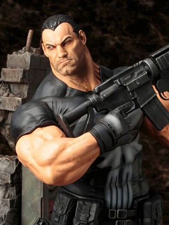 Marvel Universe Punisher Fine Art Statue Gallery Image 2