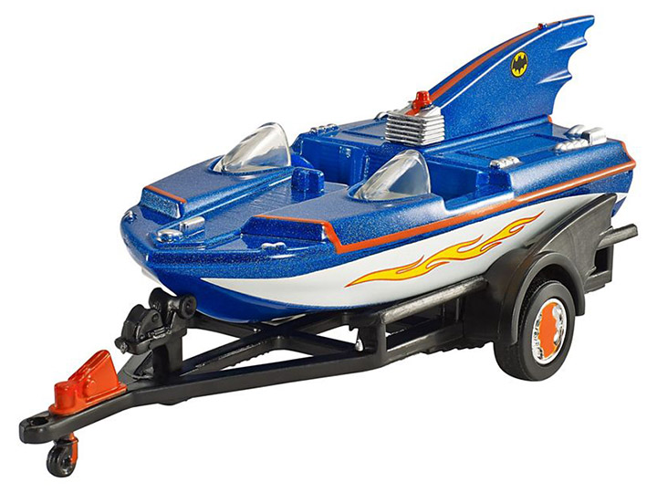 Batman Classic TV Series Premium Hot Wheels 1:50 Scale Batboat Gallery Image 1