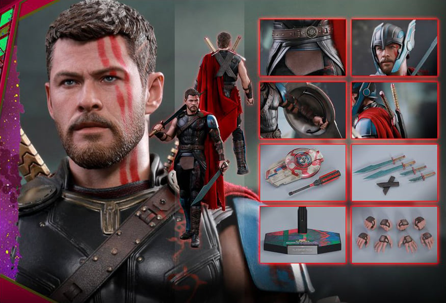 Thor: Ragnarok MMS444 Gladiator Thor 1/6th Scale Collectible Figure Gallery Image 9