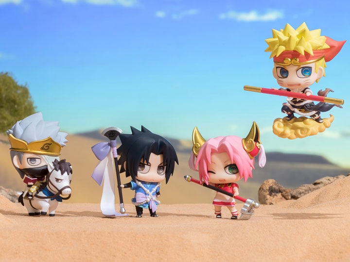 Naruto Petit Chara Land Saiyuki Series Box of 4 Random Figures Gallery Image 1