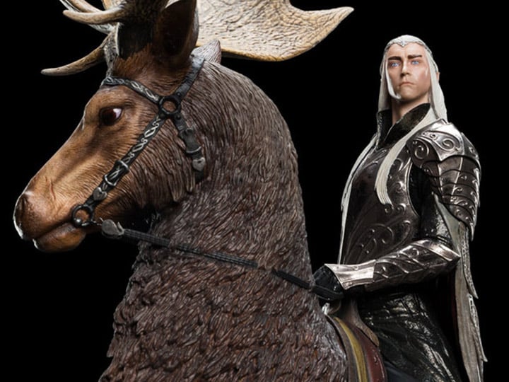The Hobbit Thranduil On Elk Statue Gallery Image 1