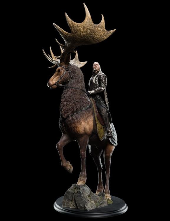 The Hobbit Thranduil On Elk Statue Gallery Image 7