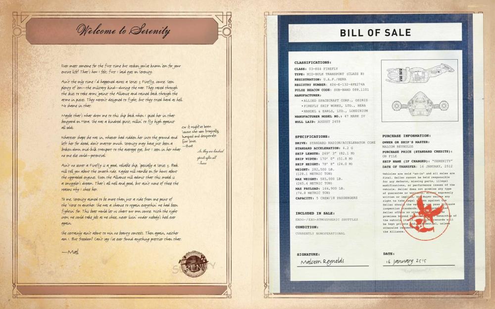Firefly The Serenity Handbook: The Official Crew Member's Guide to the Firefly-Class Series 3 Ship Gallery Image 7