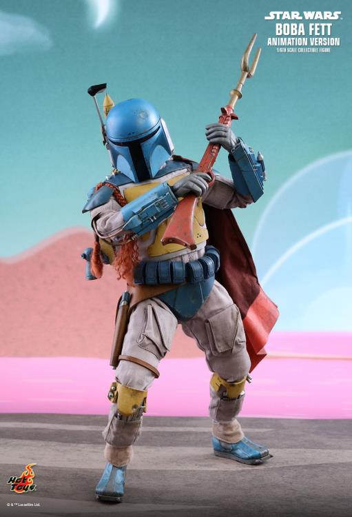 Star Wars Holiday Special TMS006 Boba Fett (Animation Ver.) 1/6th Scale Collectible Figure Exclusive Gallery Image 8