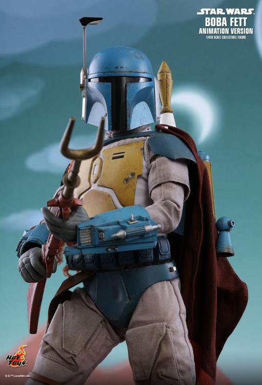 Star Wars Holiday Special TMS006 Boba Fett (Animation Ver.) 1/6th Scale Collectible Figure Exclusive Gallery Image 9