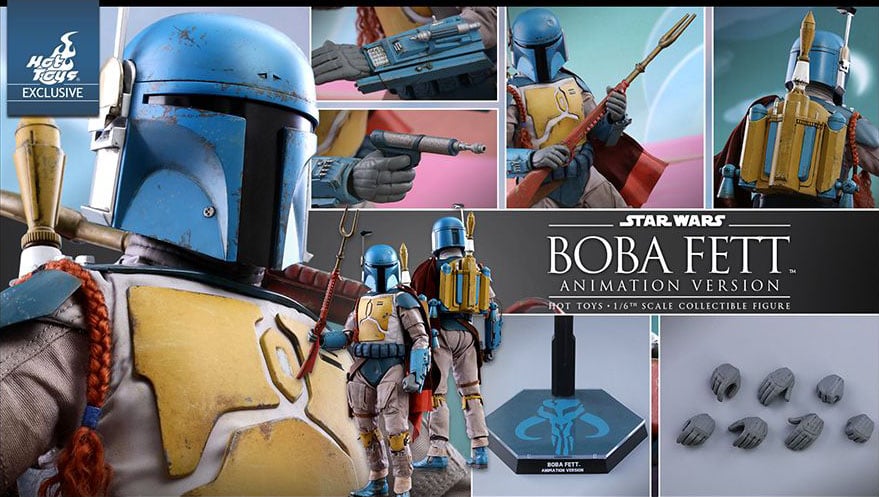 Star Wars Holiday Special TMS006 Boba Fett (Animation Ver.) 1/6th Scale Collectible Figure Exclusive Gallery Image 13