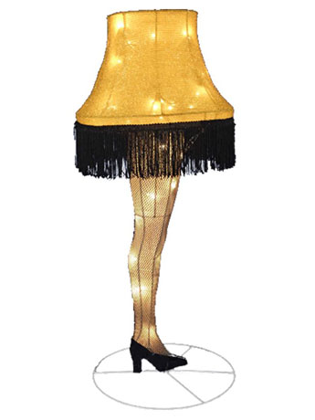 A Christmas Story Light-Up Leg Lamp Lawn Decor - Ships to USA Only Gallery Image 2