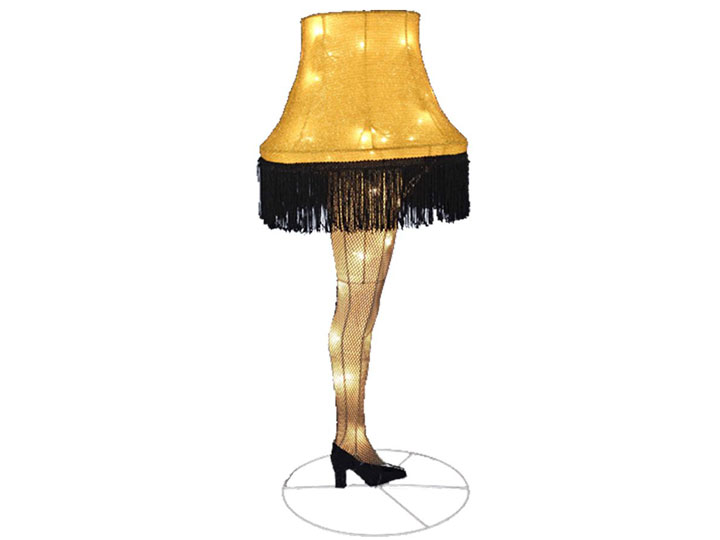 A Christmas Story Light-Up Leg Lamp Lawn Decor - Ships to USA Only Gallery Image 1