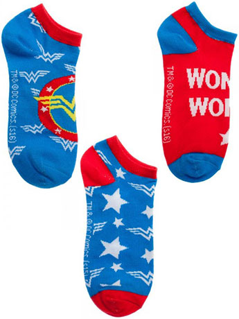 Wonder Woman (Classic) Ankle Socks Three-Pack Gallery Image 2