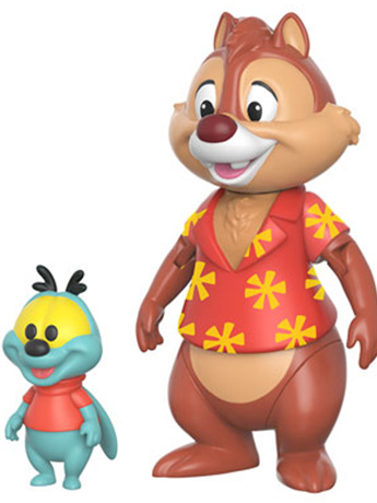 The Disney Afternoon Collection Dale & Zipper 3.75" Action Figures Gallery Image 2