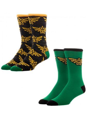 The Legend of Zelda Crew Socks Two-Pack Gallery Image 2