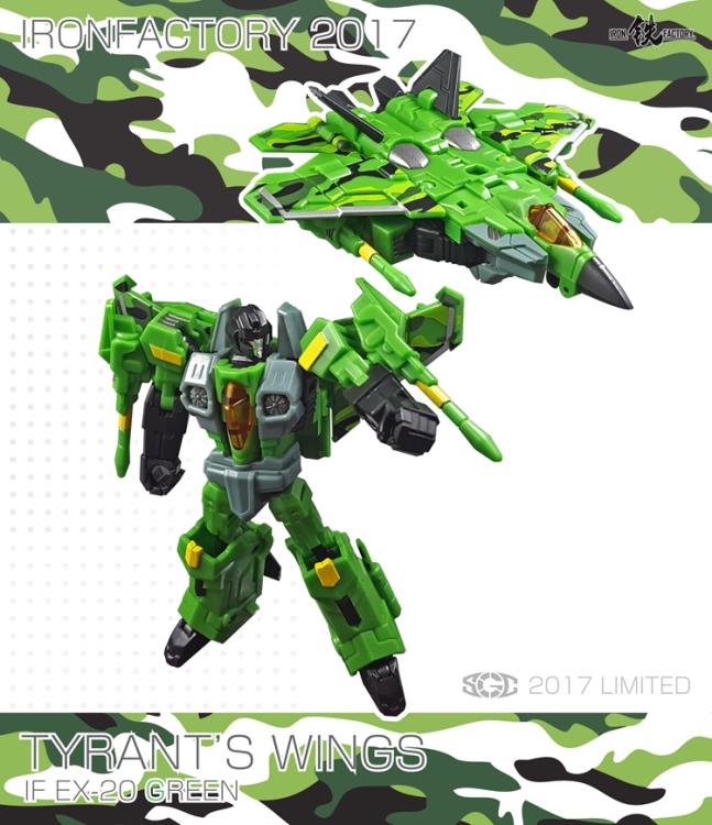 IF-EX20 Tyrant's Wings (Green) Convention Exclusive Gallery Image 8