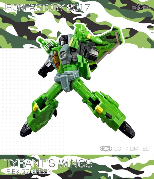 IF-EX20 Tyrant's Wings (Green) Convention Exclusive Gallery Image 7