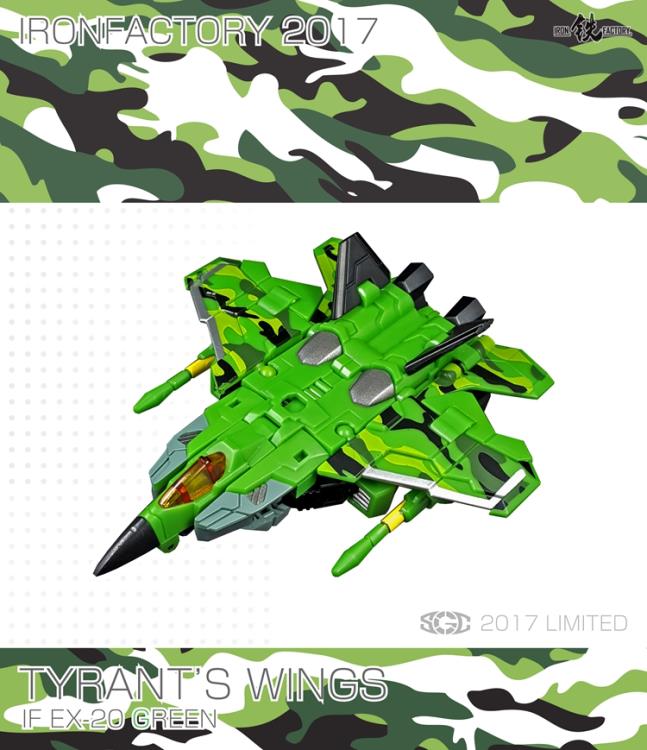 IF-EX20 Tyrant's Wings (Green) Convention Exclusive Gallery Image 9