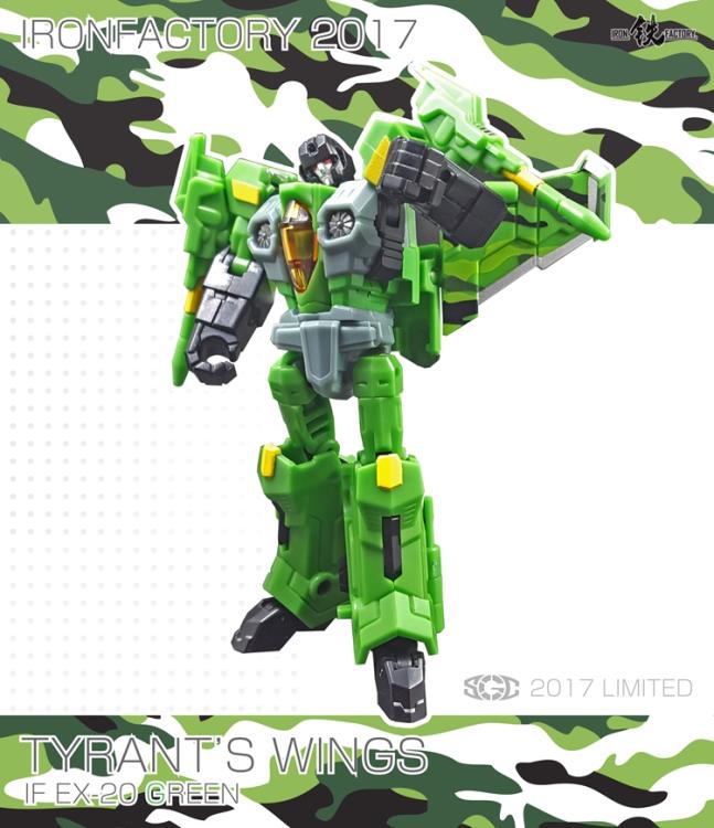 IF-EX20 Tyrant's Wings (Green) Convention Exclusive Gallery Image 5