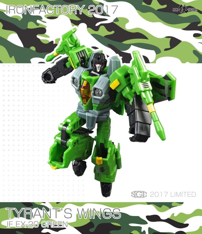IF-EX20 Tyrant's Wings (Green) Convention Exclusive Gallery Image 3