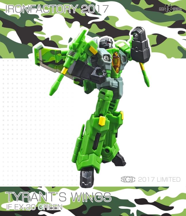 IF-EX20 Tyrant's Wings (Green) Convention Exclusive Gallery Image 6