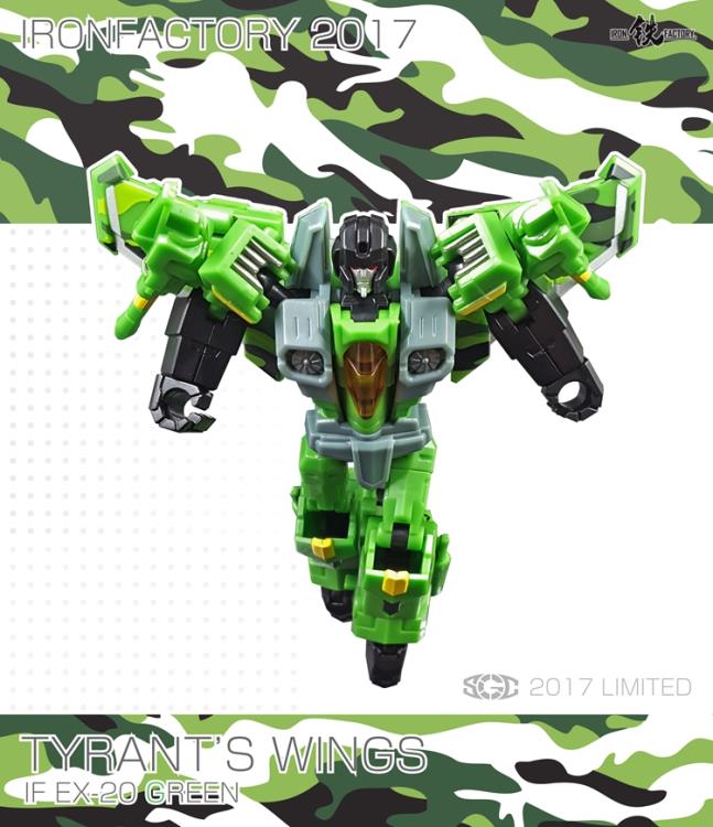 IF-EX20 Tyrant's Wings (Green) Convention Exclusive Gallery Image 4