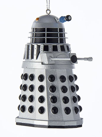 Doctor Who Silver Warrior Dalek Ornament Gallery Image 2