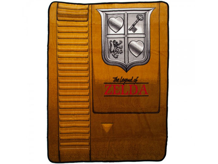 The Legend of Zelda Gold Cartridge Throw Blanket Gallery Image 1
