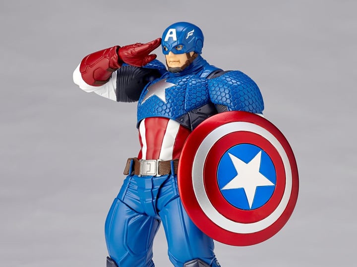 Amazing Yamaguchi Revoltech No. 007 Captain America Figure