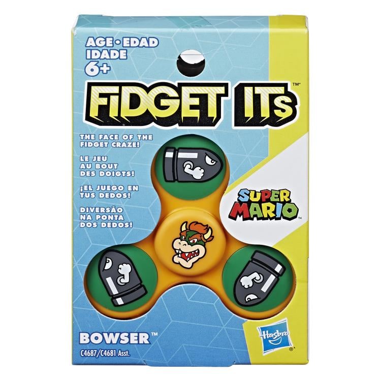 Super Mario Fidget Its Graphic Spinner Set of 6 Gallery Image 14