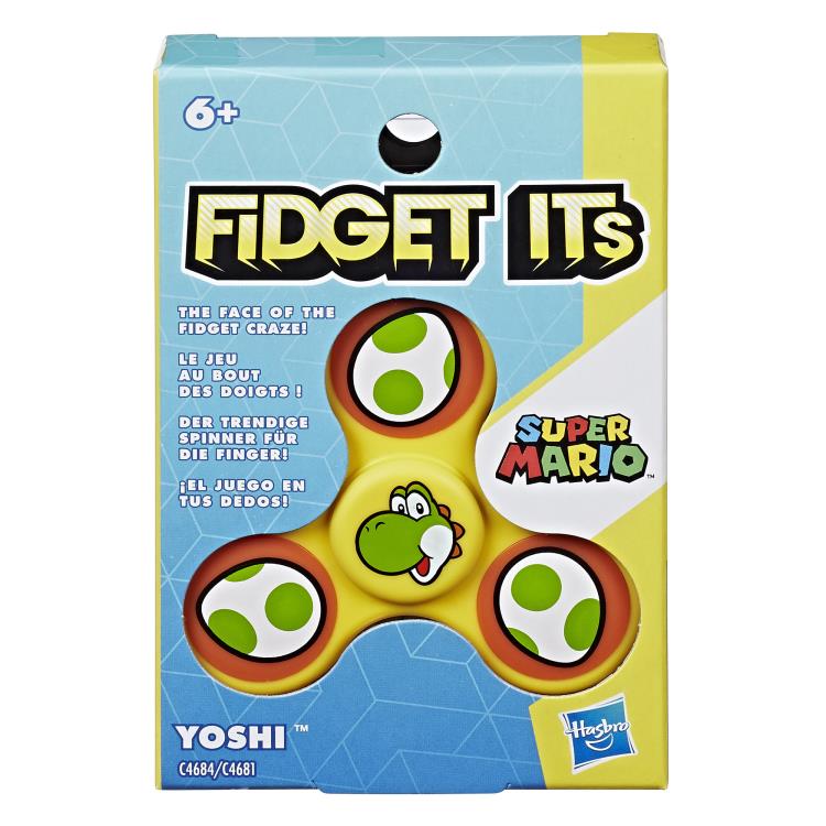 Super Mario Fidget Its Graphic Spinner Set of 6 Gallery Image 8