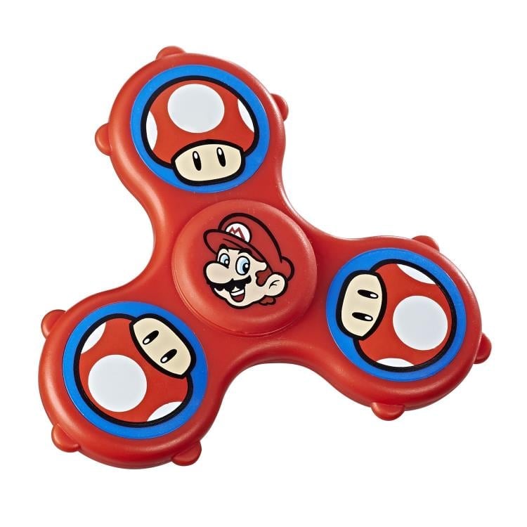 Super Mario Fidget Its Graphic Spinner Set of 6 Gallery Image 3