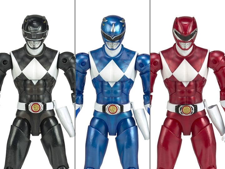 Mighty Morphin Power Rangers Legacy 6" Wave 4 Set of 3 Gallery Image 1