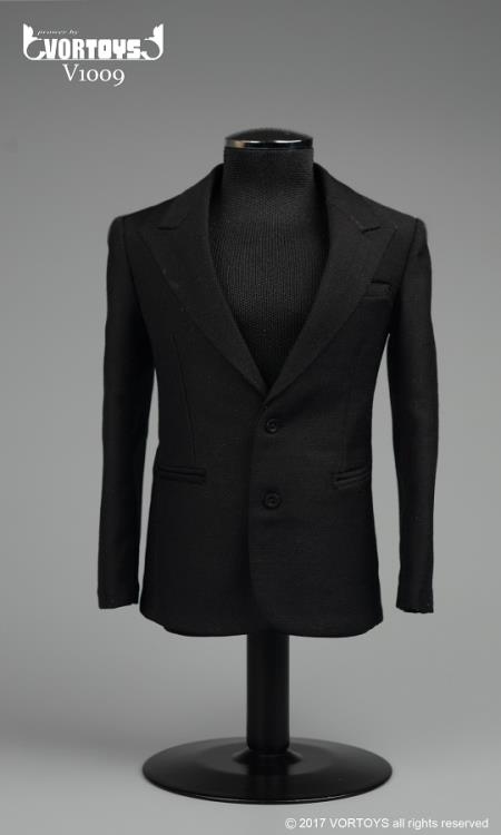 1/6 Scale Retro Gentleman Suit Set (Black) Gallery Image 9