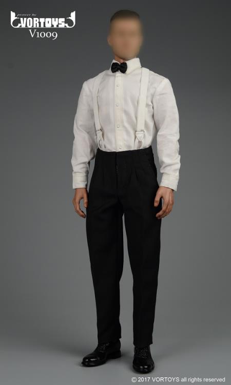 1/6 Scale Retro Gentleman Suit Set (Black) Gallery Image 6
