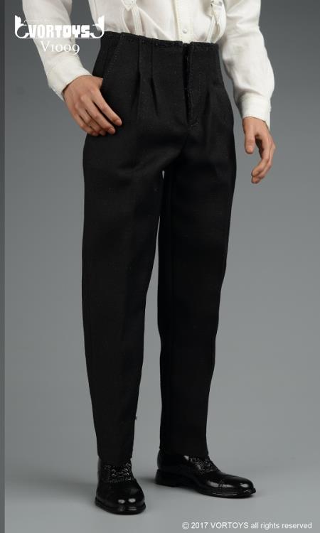 1/6 Scale Retro Gentleman Suit Set (Black) Gallery Image 8