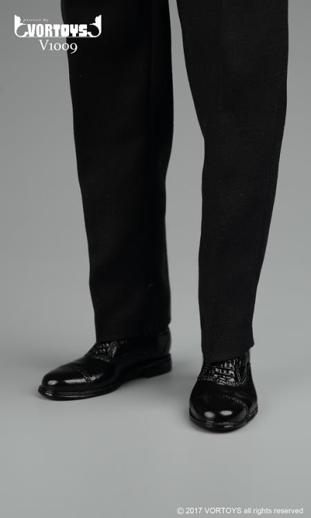 1/6 Scale Retro Gentleman Suit Set (Black) Gallery Image 12