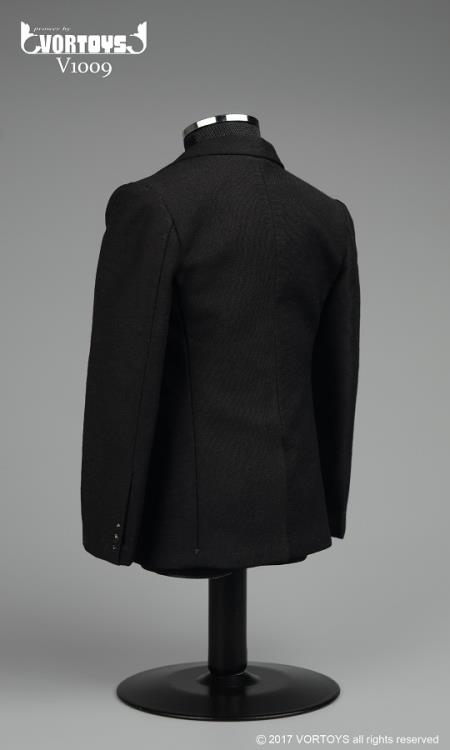 1/6 Scale Retro Gentleman Suit Set (Black) Gallery Image 11
