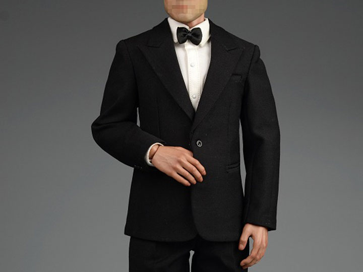 1/6 Scale Retro Gentleman Suit Set (Black) Gallery Image 1
