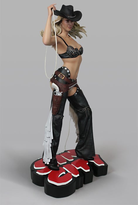 Sin City Nancy Callahan 1/4 Scale Statue Gallery Image 7