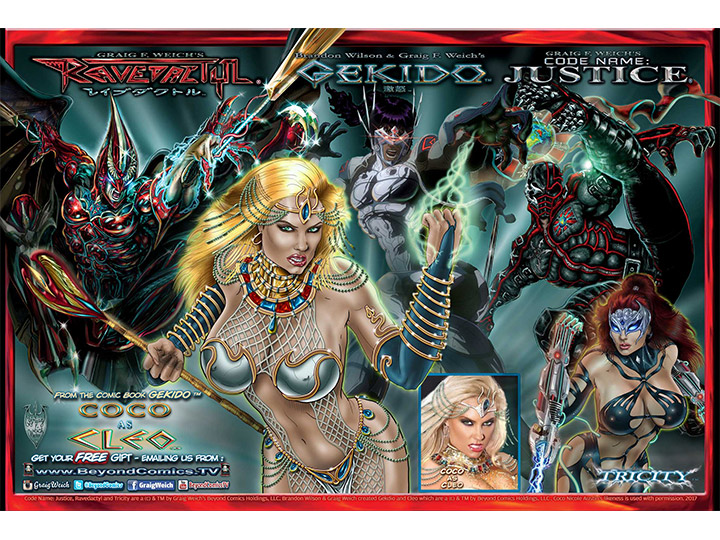 Gekido Poster Featuring Coco as Cleo Signed By Coco & Graig Weich Gallery Image 1