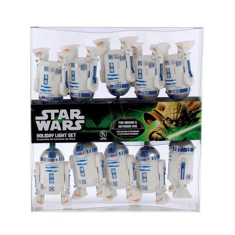 スター・ウォーズ R2-D2 ホリデーライトセット 10個入り Star Wars R2-D2 Light Set - Ships to USA Only