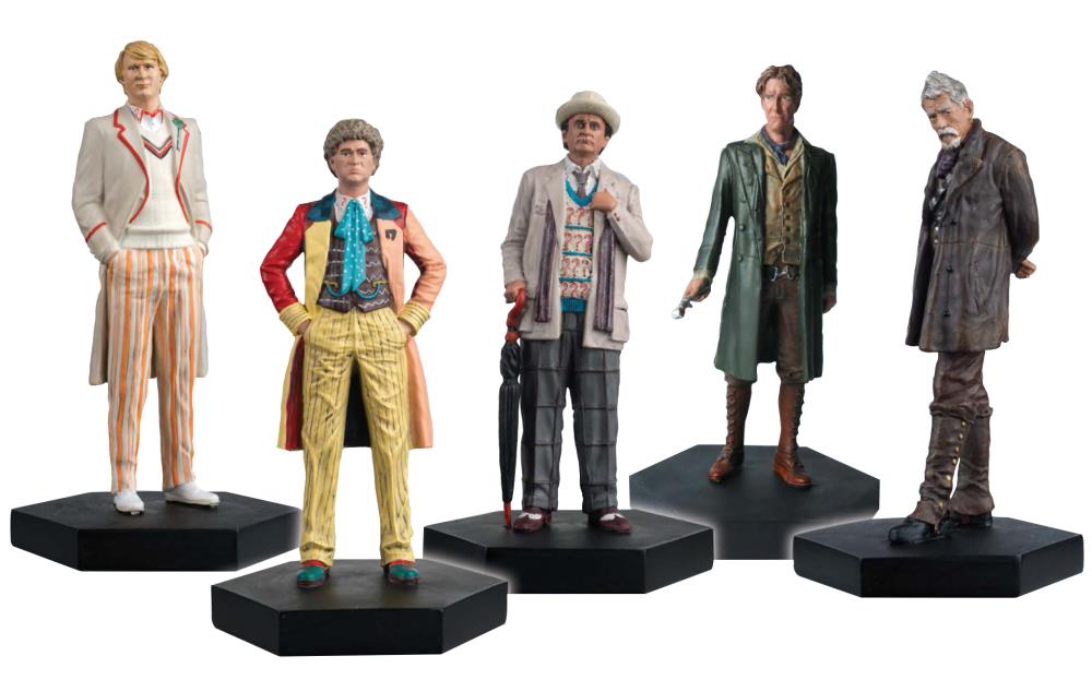 Doctor Who Figurine Collection Mid-Era Doctors Set Gallery Image 4
