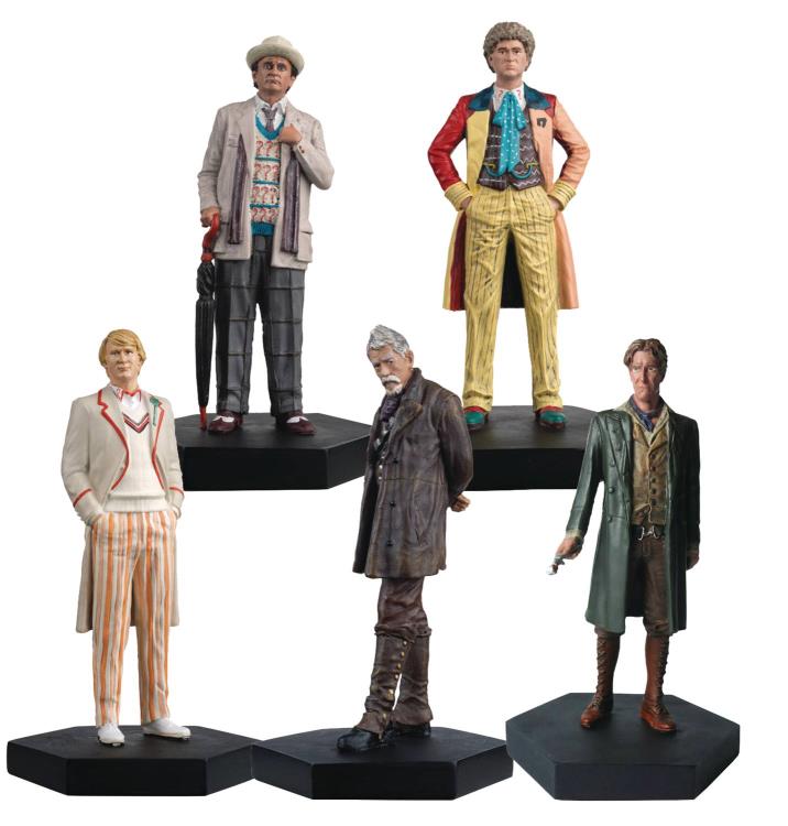 Doctor Who Figurine Collection Mid-Era Doctors Set Gallery Image 5