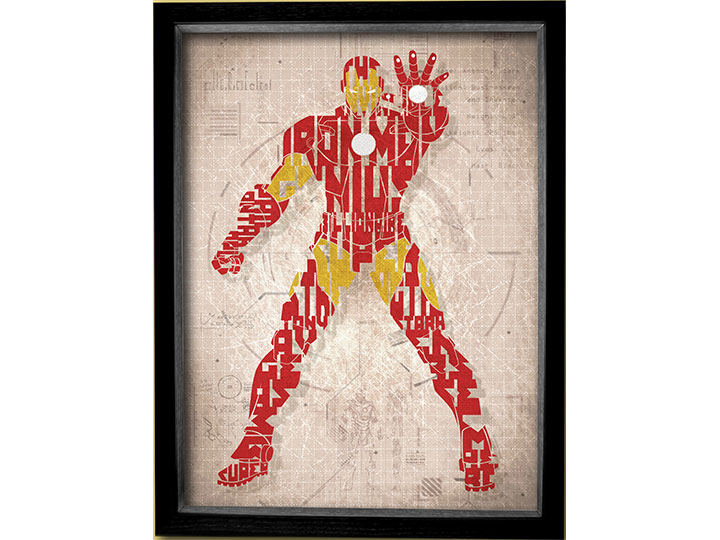 Marvel Iron Man Printed Glass Art Gallery Image 1