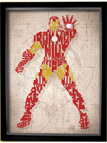 Marvel Iron Man Printed Glass Art Gallery Image 2