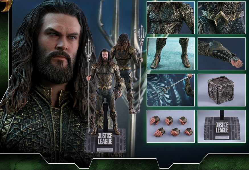 Justice League MMS447 Aquaman 1/6th Scale Collectible Figure Gallery Image 12