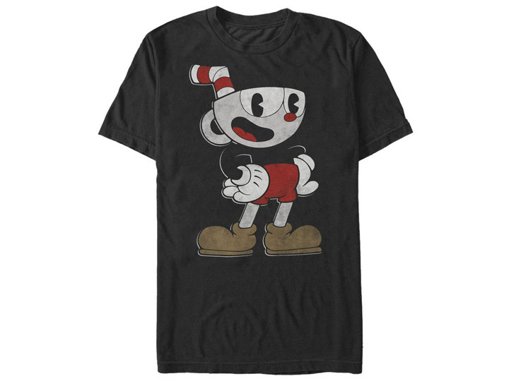 Cuphead Happy Pose T-Shirt Gallery Image 1