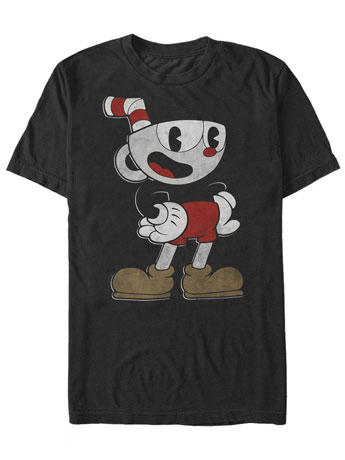 Cuphead Happy Pose T-Shirt Gallery Image 2