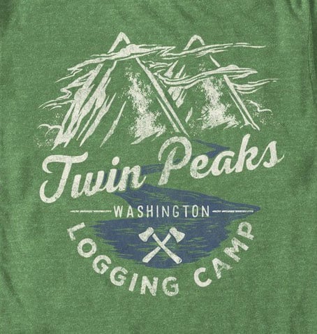 Twin Peaks Logging Camp T-Shirt Gallery Image 3